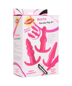 Frisky Thrill Trio Pink Anal Plug Set