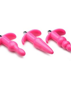 Frisky Thrill Trio Pink Anal Plug Set