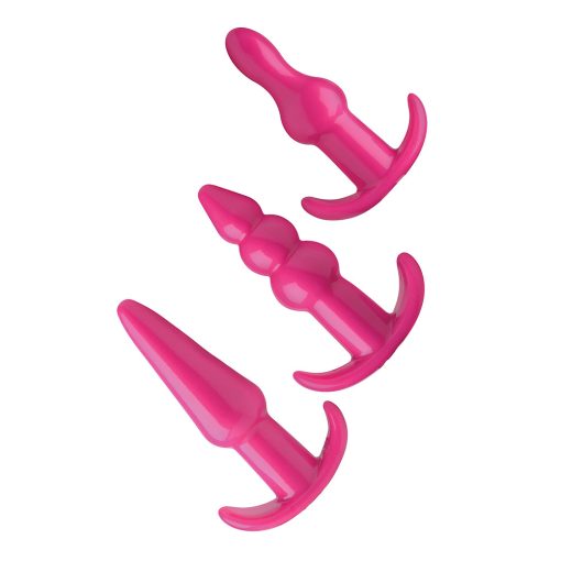 Frisky Thrill Trio Pink Anal Plug Set - Image 7