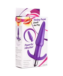 Frisky Thrilling Purple Smooth Anal Plug