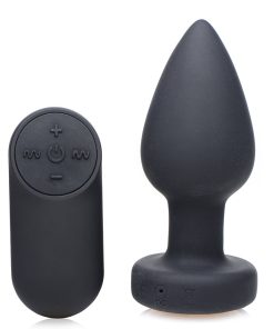 Booty Sparks Rechargeable Light Up Vibrating Anal Plug With Remote Control M