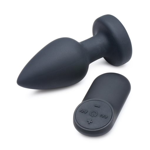 Booty Sparks Rechargeable Light Up Vibrating Anal Plug With Remote Control M - Image 7