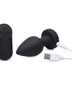 Booty Sparks Rechargeable Light Up Vibrating Anal Plug With Remote Control M