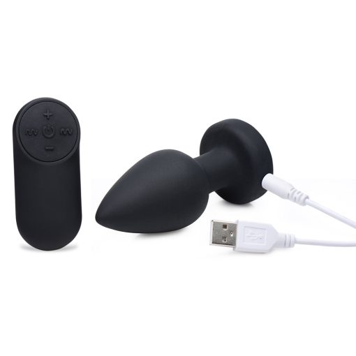 Booty Sparks Rechargeable Light Up Vibrating Anal Plug With Remote Control M - Image 8