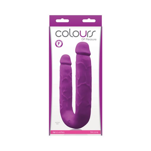 Colours Dp Pleasure Dual Ended Dildo Purple