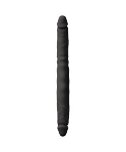 Colours Double Pleasure 12 In. Dual Ended Dildo Black