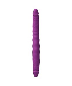 Colours Double Pleasure 12 In. Dual Ended Dildo Purple