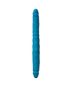 Colours Double Pleasure 12 In. Dual Ended Dildo Blue