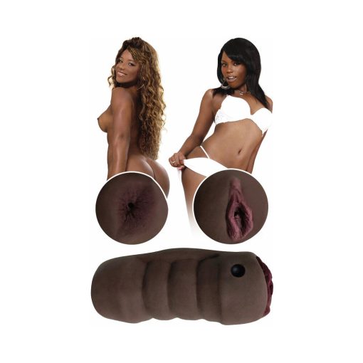 Curve Toys Mistress Perfect Fuck Double Trouble Bffs Brandy & Buffy Stroker Brown - Image 5