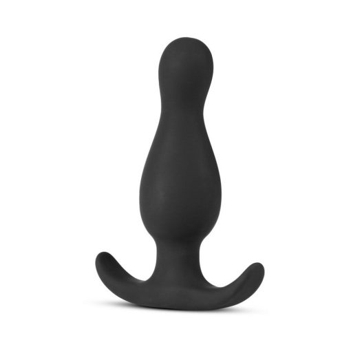 Anal Adventures Platinum Silicone Curve Plug Black - Image 2