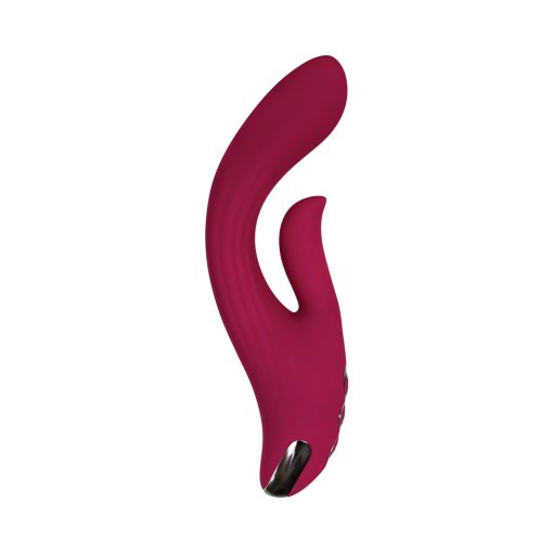 Evolved Red Dream Rechargeable Silicone Dual Stimulator - Image 2