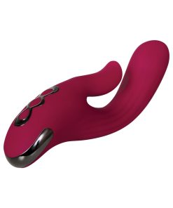 Evolved Red Dream Rechargeable Silicone Dual Stimulator