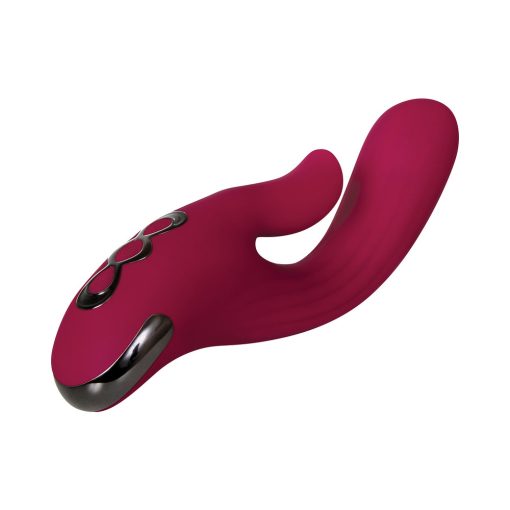 Evolved Red Dream Rechargeable Silicone Dual Stimulator - Image 4