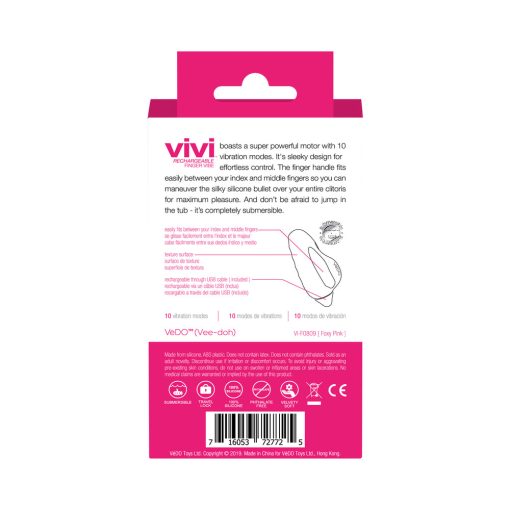 Vedo Vivi Finger Vibe Foxy Pink - Image 8