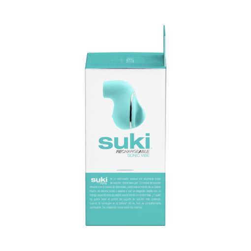 Vedo Suki Sonic Suction Rechargeable Vibrator Tease Me Turquoise - Image 6
