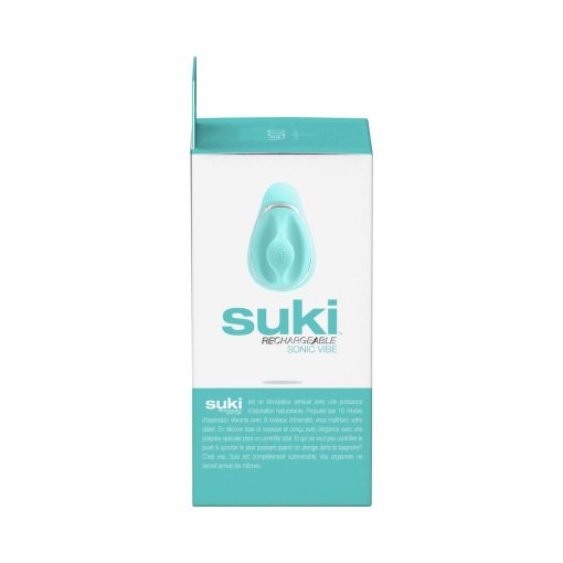 Vedo Suki Sonic Suction Rechargeable Vibrator Tease Me Turquoise - Image 7