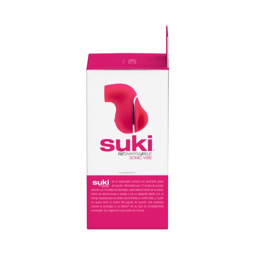 Suki Sonic Suction Rechargeable Vibrator Foxy Pink - Image 6