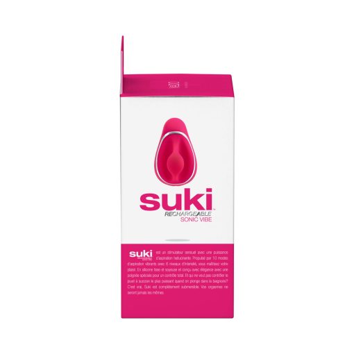 Suki Sonic Suction Rechargeable Vibrator Foxy Pink - Image 7