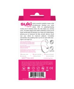 Suki Sonic Suction Rechargeable Vibrator Foxy Pink