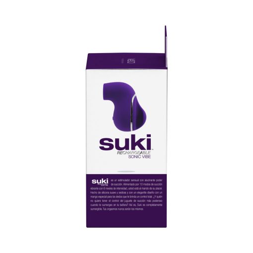 Vedo Suki Sonic Suction Rechargeable Vibrator Deep Purple - Image 6