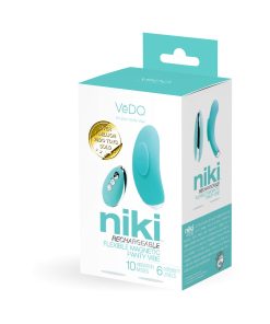 Vedo Niki Rechargeable Panty Vibe Tease Me Turquoise