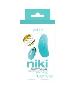 Vedo Niki Rechargeable Panty Vibe Tease Me Turquoise