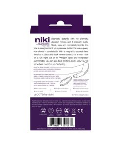 Vedo Niki Rechargeable Panty Vibe Deep Purple