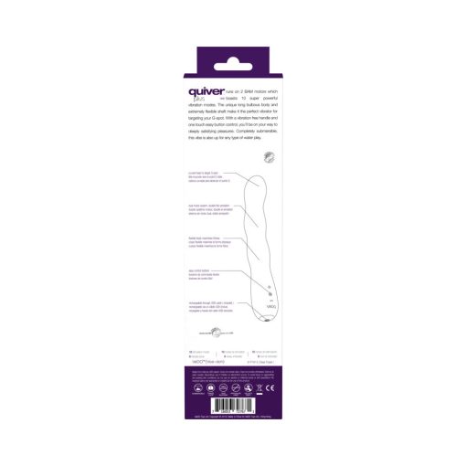 Vedo Quiver Plus Rechargeable Vibe Deep Purple - Image 8