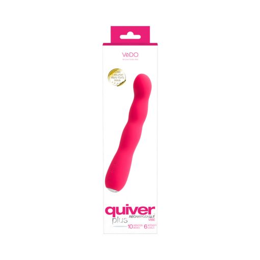 Vedo Quiver Plus Rechargeable Vibe Foxy Pink - Image 5