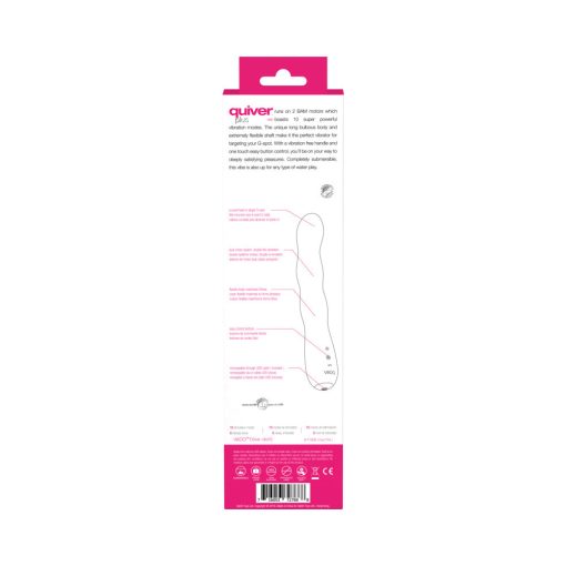 Vedo Quiver Plus Rechargeable Vibe Foxy Pink - Image 8