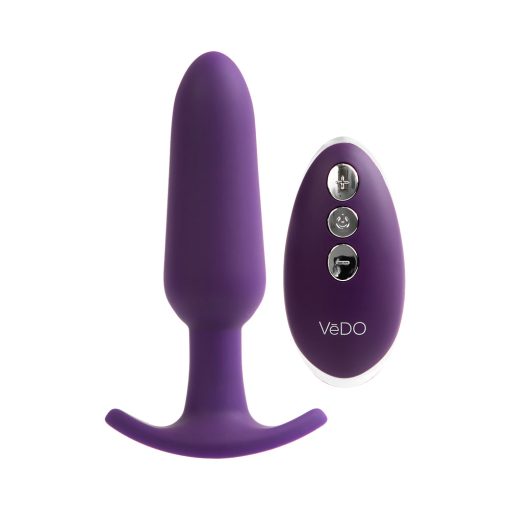 Bump Plus Rechargeable  Remote Control Anal Vibe Purple - Image 2