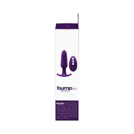 Bump Plus Rechargeable  Remote Control Anal Vibe Purple - Image 6