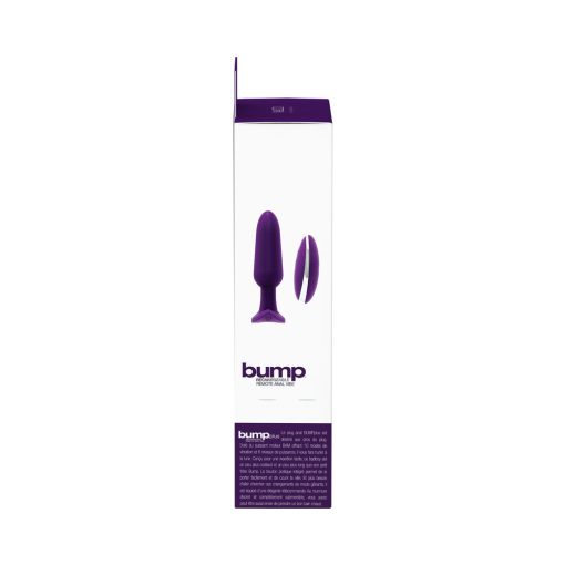 Bump Plus Rechargeable  Remote Control Anal Vibe Purple - Image 7