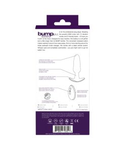 Bump Plus Rechargeable Remote Control Anal Vibe Purple