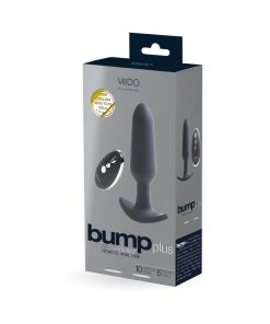 Bump Plus Rechargeable Remote Control Anal Vibe Black