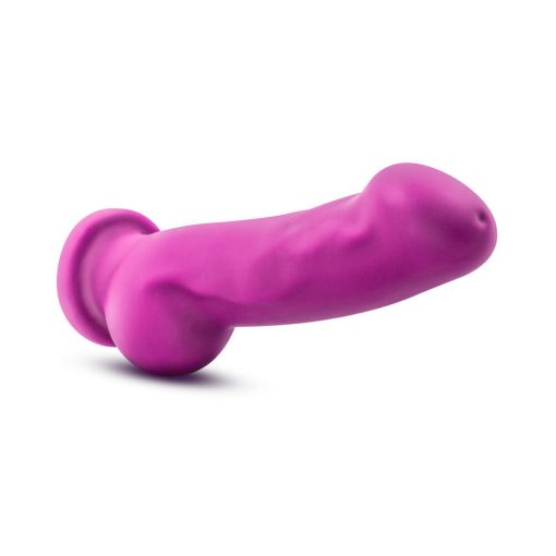 Avant D7 Ergo 7.5 In. Dual Density Silicone Dildo Violet - Image 3