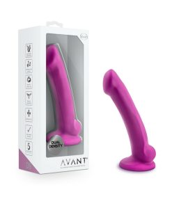 Avant D9 Ergo Mini 7 In. Dual Density Silicone Dildo Violet