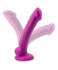 Avant D9 Ergo Mini 7 In. Dual Density Silicone Dildo Violet