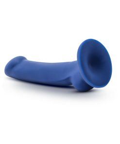 Avant D10 Ergo Mini 7 In. Dual Density Silicone Dildo Indigo
