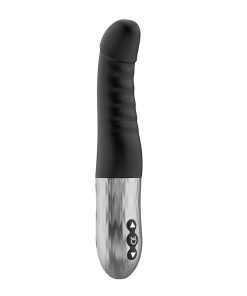 Forto Thruster Rechargeable Silicone Thrusting G-Spot Vibrator Black