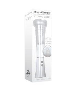 Zero Tolerance Sucking Good Rechargeable Vibrating Vacuum Pump Stroker Clear/White
