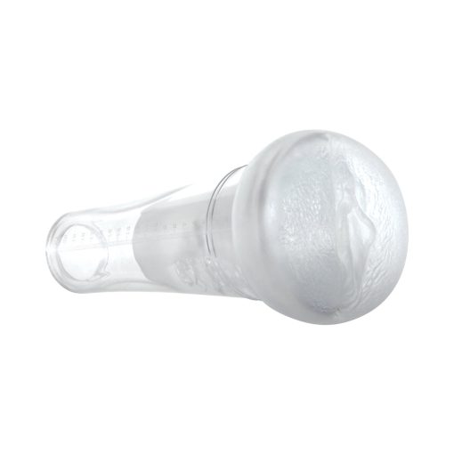 Zero Tolerance Sucking Good Rechargeable Vibrating Vacuum Pump Stroker Clear/White - Image 8