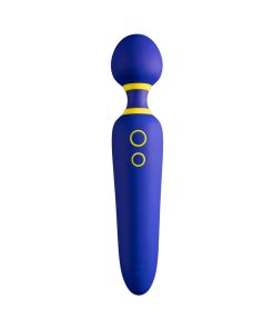 Romp Flip Rechargeable Silicone Wand Massager Blue