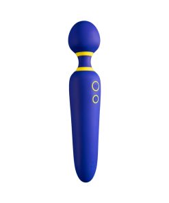 Romp Flip Rechargeable Silicone Wand Massager Blue