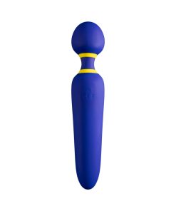 Romp Flip Rechargeable Silicone Wand Massager Blue