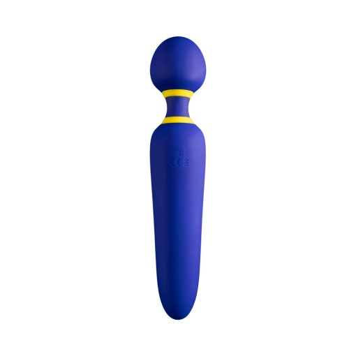 Romp Flip Rechargeable Silicone Wand Massager Blue - Image 4