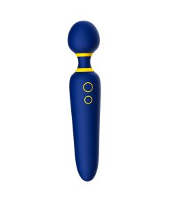 Romp Flip Rechargeable Silicone Wand Massager Blue