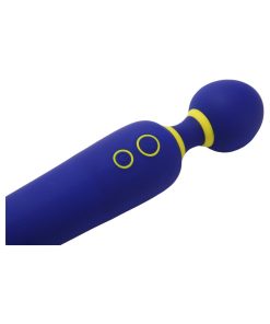 Romp Flip Rechargeable Silicone Wand Massager Blue