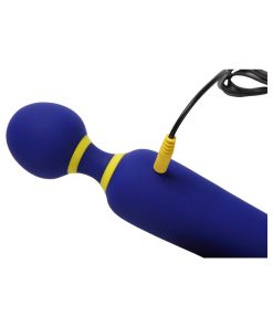 Romp Flip Rechargeable Silicone Wand Massager Blue