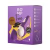 Romp Free Rechargeable Silicone Pleasure Air Clitoral Vibrator Purple
